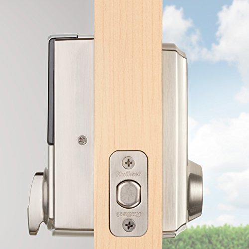 Kwikset Premis Touchscreen Smart Lock Electronic Deadbolt, Works with Apple HomeKit via Apple HomePod or Apple TV, in Satin Nickel