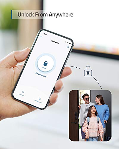 Certified Wi-Fi Bridge for eufy Security Smart Lock, Remote Wi-Fi Unlocking, Instant Notifications, Connect to The Google Assistant or Alexa, Official eufy Accessory.