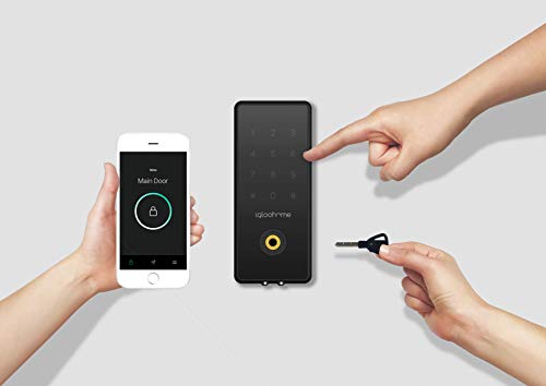 Igloohome Deadbolt 2S Digital Smart Lock, Keyless Entry, Electronic Keypad, Airbnb Sync - Remotely Generate Bluetooth-Keys/Access Codes for Single Use/Recurring Visits/Exact Date/Time Without Internet