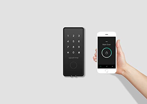 Igloohome Deadbolt 2S Digital Smart Lock, Keyless Entry, Electronic Keypad, Airbnb Sync - Remotely Generate Bluetooth-Keys/Access Codes for Single Use/Recurring Visits/Exact Date/Time Without Internet