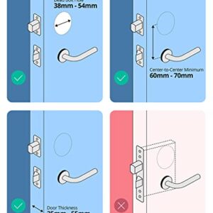 eufy Security S230 Smart Lock Touch & Wi-Fi, Fingerprint Scan, Keyless Entry Door Lock, Smart Built-in Wi-Fi Lock, Bluetooth Electronic Deadbolt, Touchscreen Keypad, BHMA Certified, IP65 Weatherproof