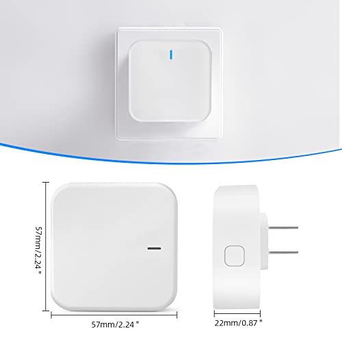 LOQRON Wi-Fi Gateway for Tuya Smart Door Lock, Wi-Fi Bridge for Bluetooth Lock Remotely Control with Tuya/SmartLife App, Gateway Smart Hub Remote Control for Door Locks