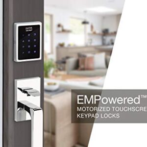 Emtek Empowered Motorized Touchscreen Keypad Smart Deadbolt - Connected by August, Flat Black Coated (US19), Model: EMP1101US19