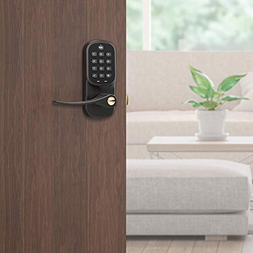 Yale Assure Lever, Wi-Fi Smart Door Lever (for doors with no deadbolt) - Works with Yale Access App, Amazon Alexa, Google Assistant, HomeKit, Phillips Hue and Samsung SmartThings, Bronze