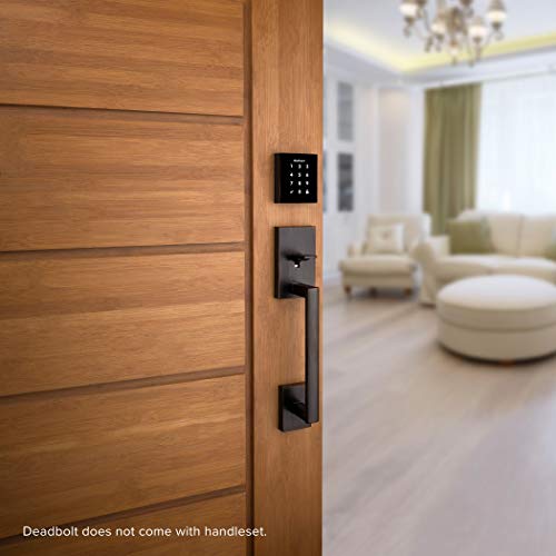 Kwikset 99540-002 Obsidian Keyless Entry Z-Wave Plus Electronic Touchscreen Deadbolt, Venetian Bronze