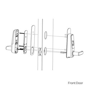 ULTRALOQ UUL-UL3-DCP-SN UL3 BT Deadbolt Cover Plate, Accessory, Satin Nickel