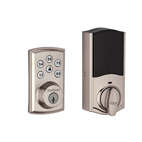 Kwikset 98880-004 SmartCode 888 Smart Lock Touchpad Electronic Deadbolt Door Lock with Z-Wave Plus Featuring SmartKey Security in Satin Nickel