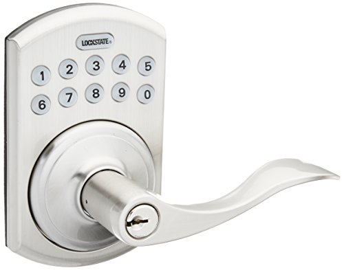 Residential WiFi Lever in Satin Nickel