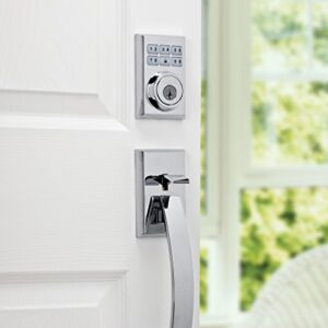 Kwikset 99100-082 SmartCode Electronic Deadbolt Featuring Smartkey Re-Key Security and Z-Wave Technology, Polished Chrome