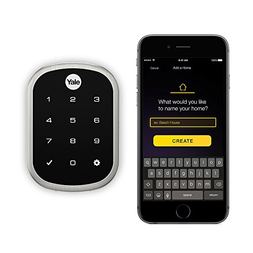 Yale Assure Lock SL - Key Free Smart Lock with Touchscreen Keypad - Works with Apple HomeKit and Siri (YRD256iM1619) in Satin Nickel