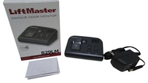 liftmaster 829lm garage door monitor, black