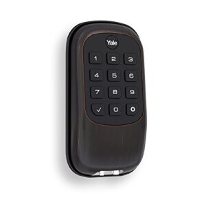 Yale Security Real Living Keyless Push Button Deadbolt With Z-Wave, Oil Rubbed Bronze