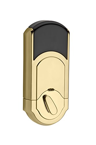 Kwikset 910 Signature Series Traditional Deadbolt featuring SmartKey Security and Home Connect Technology 99100-061 in Lifetime Polished Brass