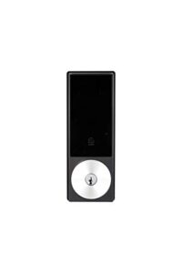 keywe smart lock,bluetooth and z-wave plus enabled,compatible with alexa,works with smartthings,gray,ansi grade 2 deadbolt included