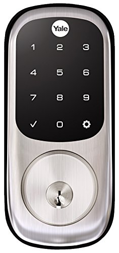 Yale Assure Lock with Zigbee - Smart Touchscreen Keypad Deadbolt - Works with Xfinity Home, Amazon Echo Show, Amazon Echo Plus and More - Satin Nickel