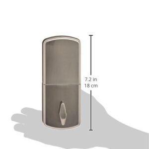 MiLocks WF-02SN Digital Deadbolt Door Lock with Keyless Entry via Remote Control for Exterior Doors, Satin Nickel