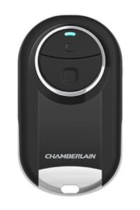 chamberlain group mc100-p universal garage door opener mini keychain remote, small, black