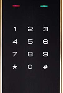 Alfred DB2 Smart Door Lock Deadbolt Touchscreen Keypad, Pin Code + Bluetooth, Up to 20 Pin Codes (Gold)