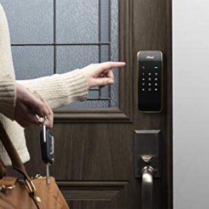 Alfred DB2 Smart Door Lock Deadbolt Touchscreen Keypad, Pin Code + Bluetooth, Up to 20 Pin Codes (Gold)