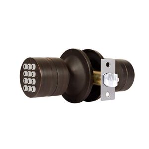 turbolock tl99 bluetooth smart lock for keyless entry with app | share & delete unlimited ekeys on demand | beautiful finish, simple installation, weather-ready craftsmanship. (bronze)