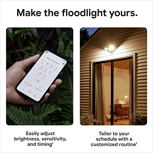 Google Nest Cam with Floodlight - Outdoor Camera - Floodlight Security Camera