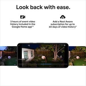 Google Nest Cam with Floodlight - Outdoor Camera - Floodlight Security Camera