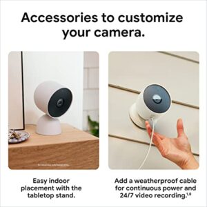 Google Nest Cam Outdoor or Indoor, Battery - 2nd Generation - 2 Count (Pack of 1)