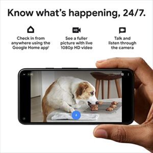 Google Nest Security Cam (Wired) - 2nd Generation - Snow