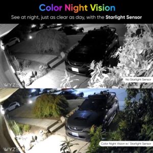 Wyze Cam v3 with Color Night Vision, Wired 1080p HD Indoor/Outdoor Security Camera, 2-Way Audio, Works with Alexa, Google Assistant, and IFTTT, 2-Pack