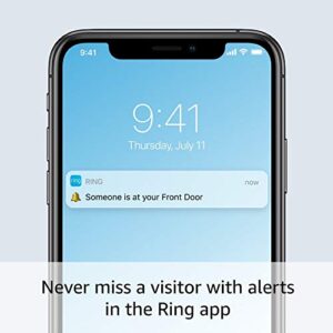 Ring Video Doorbell Pro – Upgraded, with added security features and a sleek design (existing doorbell wiring required)