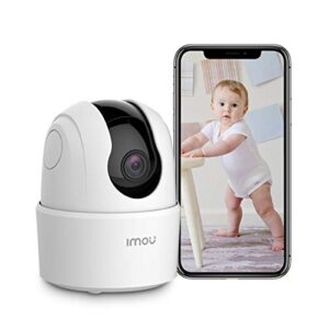 imou indoor security camera 1080p wifi camera (2.4g only) 360 degree home camera with app, night vision, 2-way audio, human detection, motion tracking, sound detection, local & cloud storage