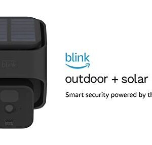 Blink Outdoor (3rd Gen) + Solar Panel Charging Mount – wireless, HD smart security camera, solar-powered, motion detection – Add-on camera (Sync Module required)