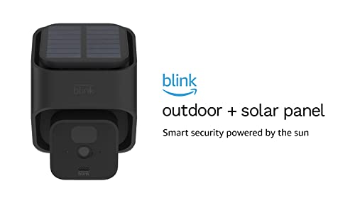 Blink Outdoor (3rd Gen) + Solar Panel Charging Mount – wireless, HD smart security camera, solar-powered, motion detection – Add-on camera (Sync Module required)