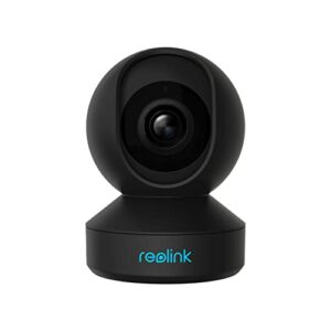reolink e1 pro 4mp hd plug-in home security indoor camera with 2.4/5 ghz wi-fi, auto tracking, smart person/pet detection, multiple storage options, ideal for baby monitor/ pet camera/elderly