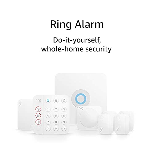 Ring Alarm 8-piece kit (2nd Gen) – home security system with optional 24/7 professional monitoring – Works with Alexa