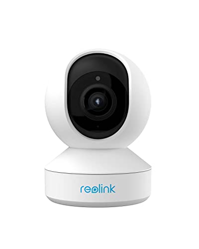 REOLINK Indoor Security Camera, 5MP Super HD Plug-in WiFi Camera with PTZ, Auto Tracking, Human/Pet AI, Ideal for Baby Monitor/ Pet Camera/Home Security, Dual Band WiFi, Local Storage, E1 Zoom