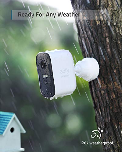 eufy security, eufyCam 2C 2-Cam Kit, Security Camera Outdoor, Wireless Home Security System with 180-Day Battery Life, HomeKit Compatibility, 1080p HD, IP67, Night Vision, No Monthly Fee
