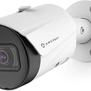 Amcrest UltraHD 5MP Outdoor POE Camera 2592 x 1944p Bullet IP Security Camera, Outdoor IP67 Waterproof, 103° Viewing Angle, 2.8mm Lens, 98.4ft Night Vision, 5-Megapixel, IP5M-B1186EW-28MM (White)