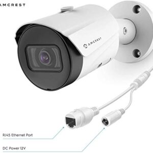 Amcrest UltraHD 5MP Outdoor POE Camera 2592 x 1944p Bullet IP Security Camera, Outdoor IP67 Waterproof, 103° Viewing Angle, 2.8mm Lens, 98.4ft Night Vision, 5-Megapixel, IP5M-B1186EW-28MM (White)