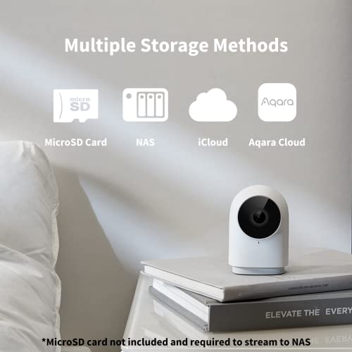 Aqara Security Camera Hub Indoor G2H Pro, 1080p HD HomeKit Secure Video Indoor Camera, Night Vision, Two-Way Audio, Zigbee Hub, Plug-in Cam Compatible with Alexa, Google Assistant, Works with IFTTT