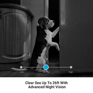 [2021 Upgrade]Zmodo 1080P Mini Pro, Plug-In WiFi Indoor Security Camera, Human/Vehicle/Pet Motion Detection, Baby Monitor Nanny Camera, Two-Way Audio Night Vision, Work with Alexa