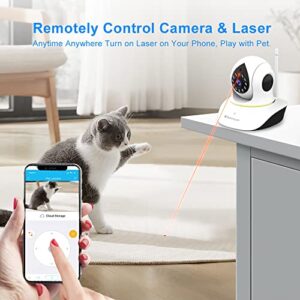 VSTARCAM Pet Camera, Cat Camera with Laser Wireless Dog Camera 1080P Cat Toys, Night Vision Sound Motion Alerts, APP Remote Control Home Security Camera for Pet &Baby