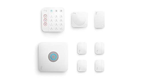 Ring Alarm Pro, 8-piece - built-in eero Wi-Fi 6 router and optional 24/7 monitoring