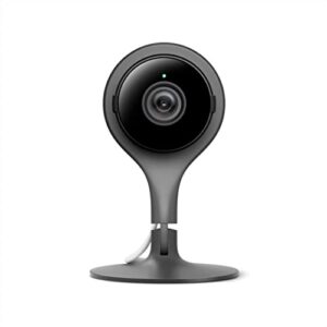 google nest cam indoor – 1st generation – wired indoor camera – control with your phone and get mobile alerts – surveillance camera with 24/7 live video and night vision