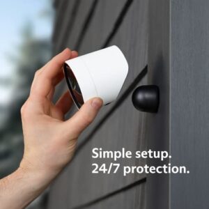 SimpliSafe 7 Piece Wireless Outdoor Camera Home Security System - Optional 24/7 Professional Monitoring - No Contract - Compatible with Alexa and Google Assistant