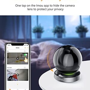 Home Security Camera 4MP Indoor Camera Pan/Tilt, Plug-in WiFi Camera (2.4G ONLY) Baby Monitor Dog Camera with Spotlight & Siren, Night Vision, 2-Way Audio, Human & Sound Detection, Motion Tracking