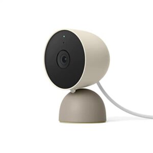 google nest security cam (wired) – 2nd generation – linen