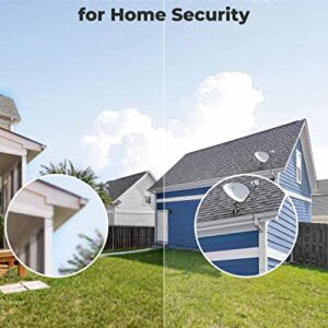 REOLINK 4K Outdoor Cameras for Home Security, IP PoE Dome Surveillance Camera with Human/Vehicle/Pet Detection, 25FPS Daytime, Work with Smart Home, Up to 256GB Micro SD Card, RLC-820A (Pack of 2)