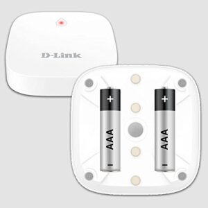 D-Link Wi-Fi Water Sensor Add-on, Long Range Battery Powered, Compatible Only with DCH-S1621KT, Whole Home with App Notifications (DCH-S163)