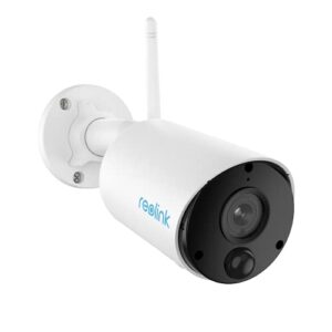 reolink wireless security camera outdoor, 1080p hd, rechargeable battery-powered, 2.4ghz wifi, night vision, 2-way talk, works with alexa, local sd storage, set up in minutes, no hub needed– argus eco